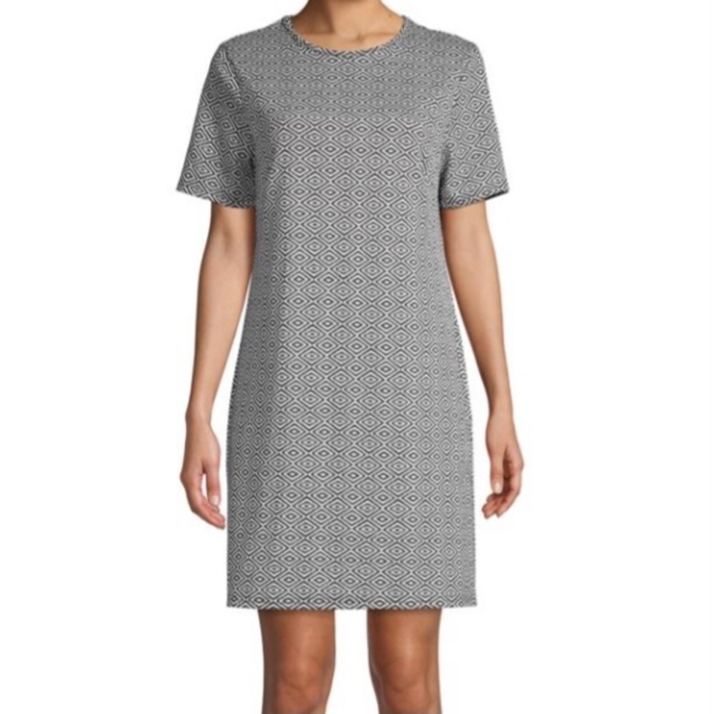 QUIZ Geometric Print Shift Dress NWT
